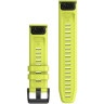 Ремешок GARMIN QUICKFIT BAND 22MM AMP YELLOW SILICONE 10120